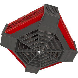 Spider garage heater